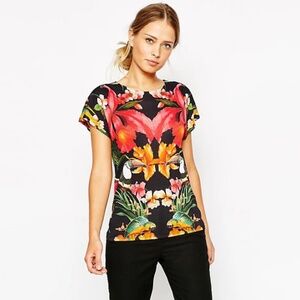 Ted Baker tropical toucan tee 1 S